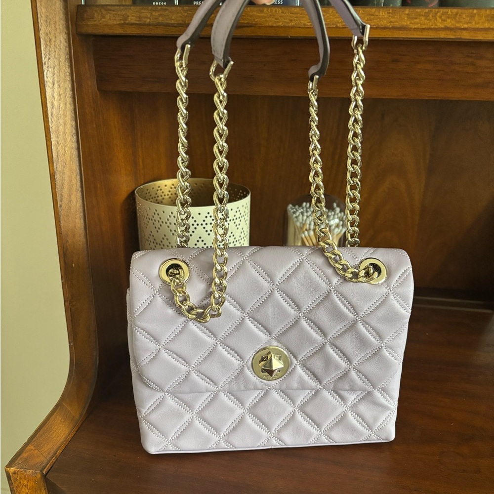Kate Spade New York Natalia Small Flap Crossbody Bag Lavender